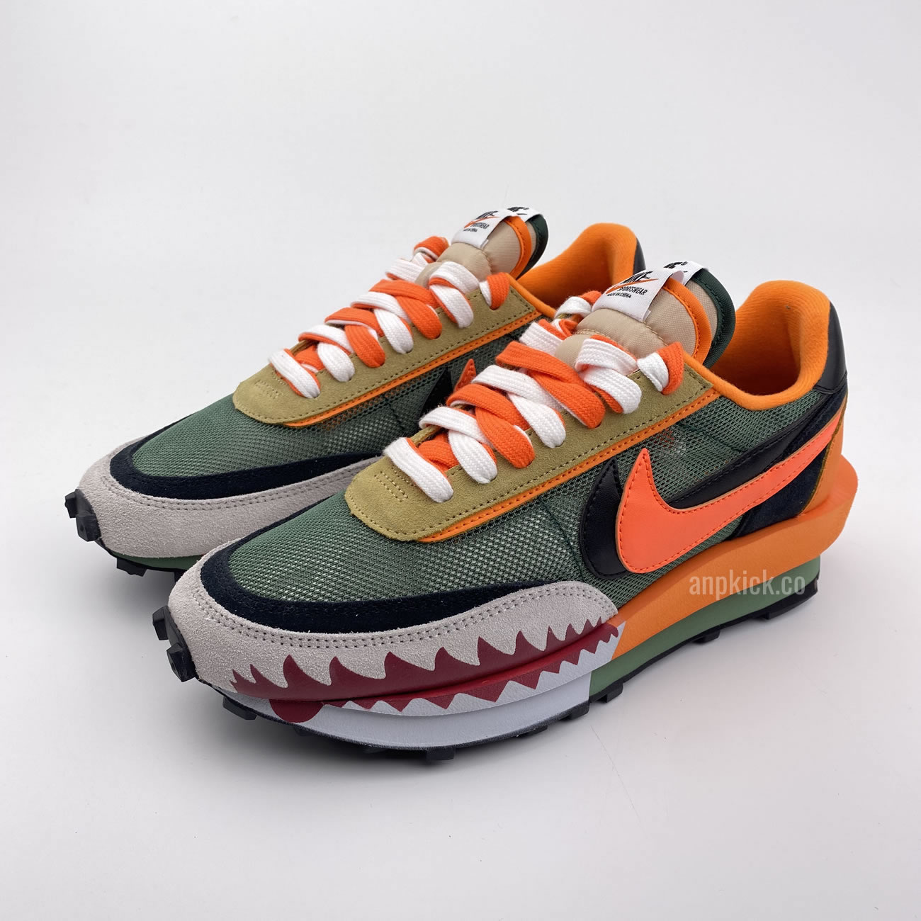 Bape Shark Mouth Sacai Nike Ldv Waffle Custom Shoes Bv0073 007 (2) - newkick.vip